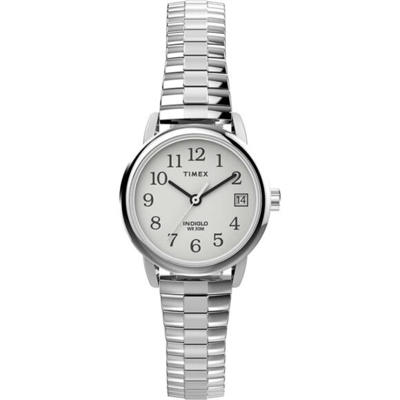Women's Easy Reader Watch Silver Round